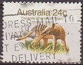 Australia 1981 Fauna 24 Multicolor Scott 786. Australia 1981 Scott 786 Tasmanian Tiger. Uploaded by susofe